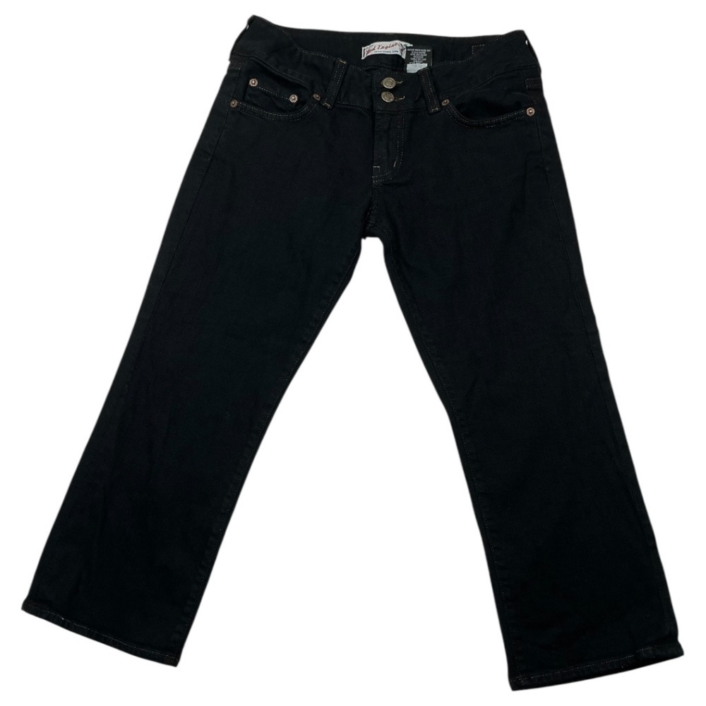 Red Engine Blue Cropped Jeans - Picture 12 of 12